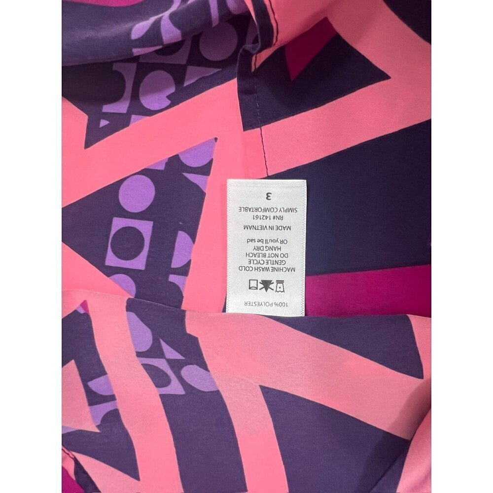 LuLaRoe Bianka Women's Purple Burst Cardigan - Picture 6 of 6